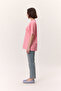 Wash Effect Short Sleeve Tshirt Pink - 6