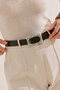Antique Buckle Belt Brown - 3