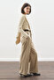 Shawl Detailled Dressy Bluz Stone - 4