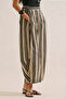 Striped Barrel Pants Black Striped - 6