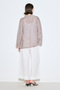 Linen Mixed Tie-Dye Bluz Brown - 6