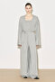 Easy Comfortable Long Kimono Grey Melange - 2