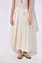 Wide Pleated Pants Vanilla - 5