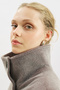 Premium Kaşe Trench Designed Coat Soft Gray - 3