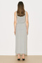 Easy Sleeveless Square Neck Bluz Gray Melange - 4