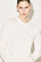 Easy Buttoned Long Sleeve Blouse Ecru - 3