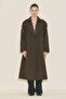 Malia Double Collar Trench Coat Brown - 3