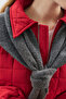 Triangle Shape Scarf Anthracite - 4