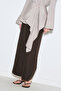 Belt-Detained Striped Shirt Gray - 4