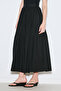 Pilified Wide Skirt Black - 4