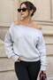 Karmelange Women's Boat Neck Sweatshirt Mg2239