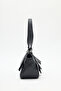 Elena Large Buckle Bag Black - 8