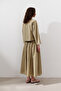 Cotton Cropped Long Sleeve Blouse EARTH - 6