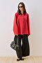 Time Kontrast Collar Jacket Red - 6
