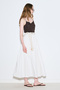 Pilified Wide Skirt Ecru - 3