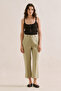 Linen Classic Pants Stone - 3