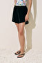 Towel Fabric Shorts Black - 5