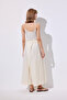 Wide Pleated Pants Vanilla - 6