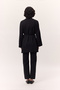 Oversize T-Shirt with Binding Details Black - 7