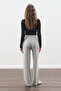 Knot Design Pants Suit Gray Melange - 8