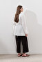 Linen Sitting Jacket Ecru - 8