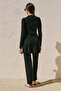 Skirted Long Jumpsuit Swimsuit Black - 6