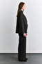 High Collar Blazer Jacket Khaki - 6
