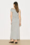 Easy Sleeveless Ruched Blouse Gray Melange - 6