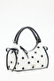 Camila Mini Bow Tote Bag with Polka Dots - 6