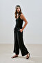 Chain-Up Trousers Black - 6
