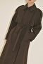 Malia Double Collar Trench Coat Brown - 6
