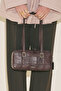 Raina Baguette Bag Bordo