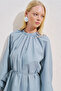 Balon Kol Belted Tunic Blue - 4