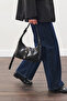 Chunky Buckle Shoulder Bag Black - 3
