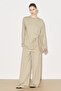 Easy Wide Comfortable Pants Stone