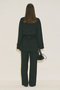 High Collar Belt Piece Trench Coat Black - 8