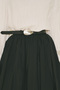 Oval Metal Buckle Belt Black