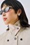 Anna Oversize Trench Coat Sand - 5