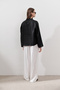 Linen Tie-Dye Bluse Black - 7