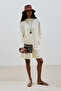 Linen mixed beige blouse