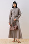 Elena Large Buckle Bag Brown - 3