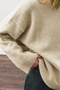 Chunky Oversized Sweater Beige - 5