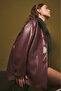 Classic Cut Leather Jacket Mürdüm