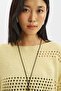 Openwork Knitting Tricot Sweater Yellow - 4