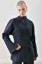 Aroa Tie-Up Jacket Navy Blue - 3