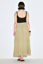 Muslin Fold Wide Skirt Sage - 4