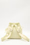 Backpack with Drawstring Detail Yellow - 5