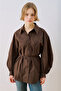 Celia Wide Sleeve Shirt Brown - 7