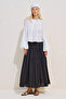 Sleeved Lace Volume Shirt Ecru - 6