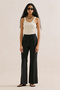 Classic Long Wide-Leg Pants Black - 5